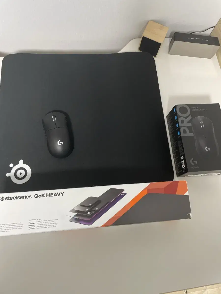 지슈라 2 steelseries QCK Heavy large gaming